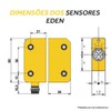 ABB Adam DYN-Info M12-5 Safety Sensor Unit, M12-5 Male Connector,
