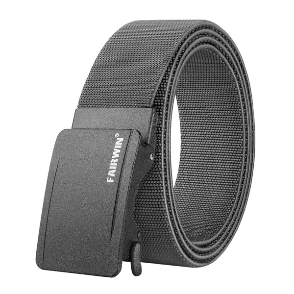 FAIRWIN Men's Ratchet Belt - Stretch Nylon Web Work Belts