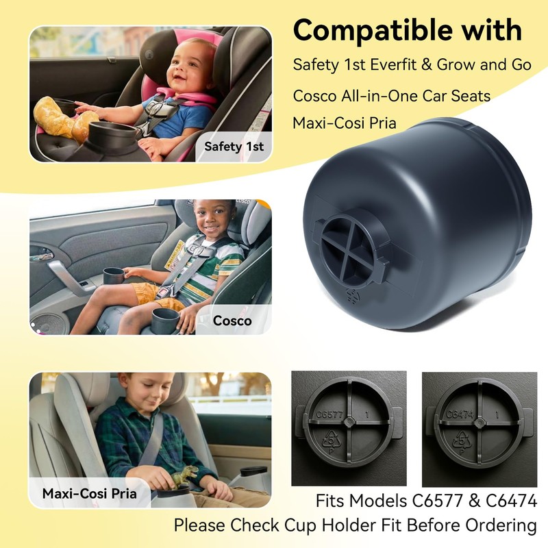 Cup Holder Replacement for Safety 1st EverFit/Grow and Go, for