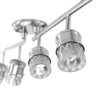 Globe Electric 59355 6-Light Foldable Track Lighting, Brushed Nickel Finish,