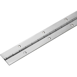 Gedotec Piano Tape for Screwing | Rolled Door Hinge | Door Hinge Stainless Steel 1.4016 | Screw-On Tape 3500 x 32 mm | Stabilo | Furniture Hinge Drilled | 1 Piece - Bar Hinge