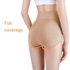 woooyea High Waisted Briefs Full Coverage Cotton Underwear 4 Assorted