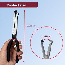 37980 Electrical Disconnect Pliers, 60 Degree 8inch Automotive Tools Electrical Connector Pliers, Disconnect Pliers for Car,Fuel Line Pliers Disconnect Repair Tools for Push Tab Style Plugs