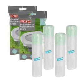 Nuby - Forros portátiles de repuesto para orinal – Forros desechables para orinal – Esencial de entrenamiento para niños pequeños – 80 unidades