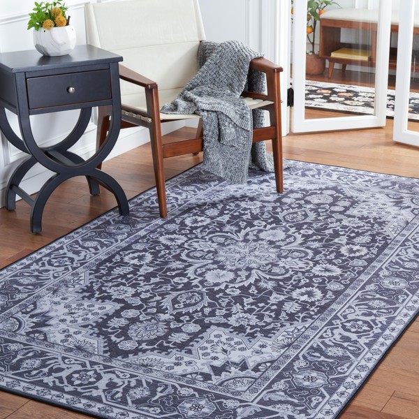 SAFAVIEH Tucson Collection Accent Rug - 3' x 5', Black
