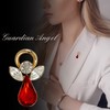 Guardian Angel July Birthstone Angel Pin With Gem Stone Sentimental
