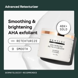 Glycolic Acid 15% Exfoliating Serum 2oz Skin Resurfacing Treatment Smoothing Brightening Facial Care Lightweight AHA Skincare for Face