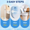100 Count Disposable Toilet Bowl Refill Heads, Sturdy Non-Shed Replacement