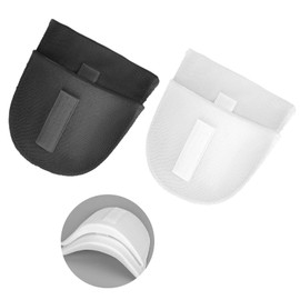 COMNICO Shoulder Pads for Sewing Shoulders, 2 Pairs Thickness 1.5 cm Sponge Breathable Set-in Pads Slanted High Low Shoulders Sewing Accessories for Men and Women, Blazer, Suit, T-Shirt