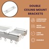 Jos & Haz MF016W-Curtain Track Accessories (Double Ceiling Brackets)