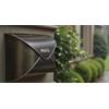 NACH Black Mailbox Wall Mount, 11 x 5 x 8.75
