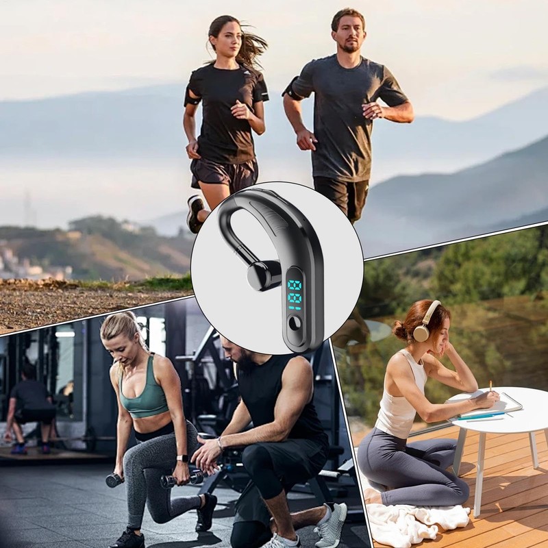 Wireless Earbuds Over Ear - Wireless Earbuds Noise Canceling Earphones,Sweatproof