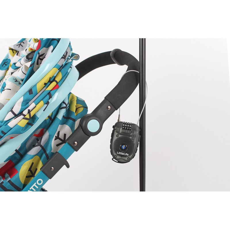 LittleLife Unisex Cable Lock Buggy and Pushchair Accessory, Cable Lock,