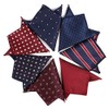 Driew 11 Pcs Men Suit Pocket Square Handkerchiefs with Assorted