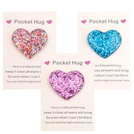 3 PCS Pocket Hugs, Pocket Hug, Pocket Hugs for Friends, Adorable Pocket Hug Token for Long Distance Friends, Special Encourage Gift for Birthday Christmas, Valentines Day for Lover