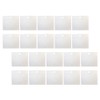 FOMIYES Bathroom Drain Hair Catcher Sheet 20pcs Beard Hair Catchers