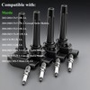 4Pcs Ignition Coil Pack & Spark Plugs Fit for Mazda