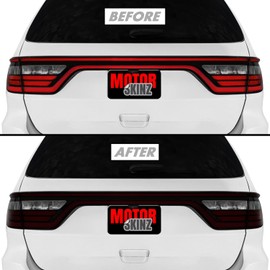 SlickMod PreCut Vinyl Smoke Tint for 2014-2023 Dodge Durango Tail Light (20% Dark Smoke, 2. Taillight Cutout)