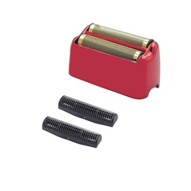 FX3 Shaver Replacement Head Compatible with BaByliss Pro fx3 Foil Shaver，FXX3RF Red Replacement Foil with 2 Cutters Fit for BaBylissPro FX3 Double Foil Shaver - Hypoallergenic Gold Foil - Red