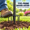 79 Inch Bird Feeder Pole, Heavy Duty 1 Inch Metal