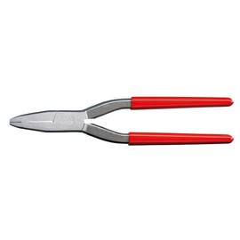 Bessey D301 Flat-Nose Pliers, Grey/Red, 240 mm