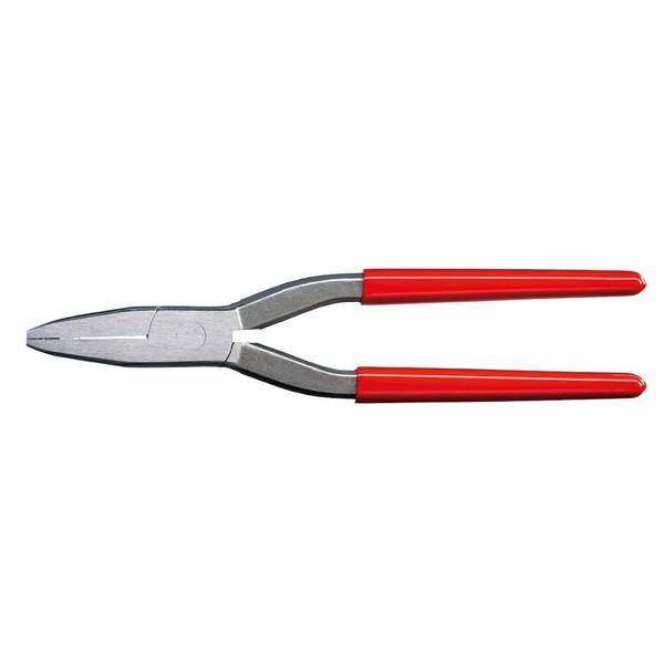 Bessey D301 Flat-Nose Pliers, Grey/Red, 240 mm