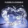JMEXSUSS 4 Pack 100 LED Solar String Lights for Outside,
