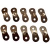 Merrowstore Aluminum Flexible Brackets, 10 Pieces, Rope Fixing, Length Adjustment,