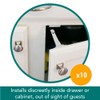 MYPET North States Safety No-No Cabinet Latches | Installs discreetly
