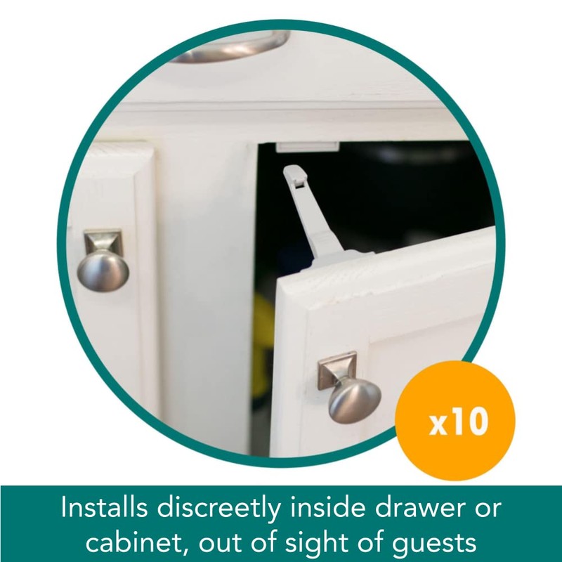 MYPET North States Safety No-No Cabinet Latches | Installs discreetly