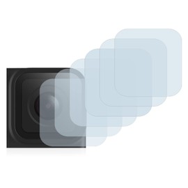 Savvies 6 x screen protectors compatible with GoPro Hero 10 black lens (housing), screen protector film, ultra transparent