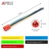 APIELE 16mm Latching Push Button Switch 12V DC On Off
