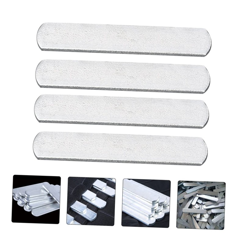 Mipcase Weighted Steel Plate for Fitness Training 4-Piece Set Electroplated