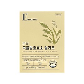Onyu Bio Grain Fermentation Enzyme Relief 3g x 30 packets 4 / 온유바이오 곡물발효효소 릴리프 3g x 30포 4개