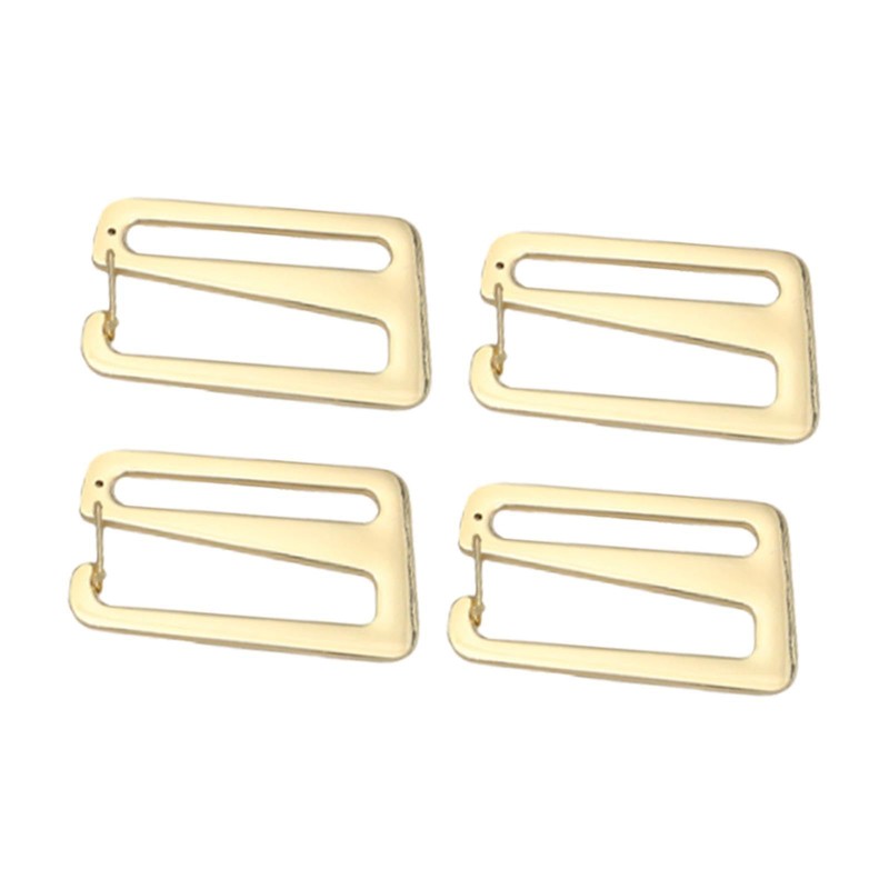 Vaveren 4 Pieces Strap Belt Buckle with Open Lock Webbing