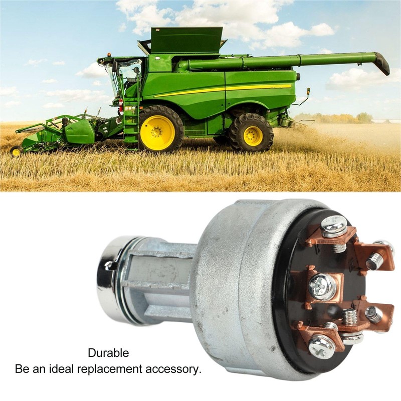 08086-10000 Ignition Switch, Replacement Ignition Starter Key Switch For Tractor(s)