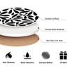 Aowced Drink Absorbent Coasters with Holder Set of 6, Ceramic