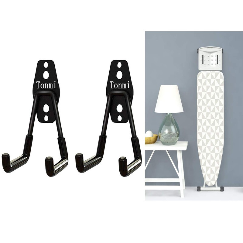 2Pcs Ironing Board Hook Wall Mount, Wall Mount Ironing Board
