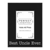 ThisWear Uncle Frame from Neice Best Uncle Ever 4x6 Leatherette