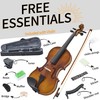 FDT&ENJOY Violin for Beginners Adults,1/2 Acoustic Violins, Beginner Kit For