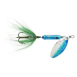 Yakima Bait Wordens 208-FBLU Rooster Tail in-Line Spinner, 2 1/4", 1/8 oz Flash Blue