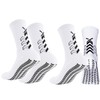 Garegce 2 Pair Football Grip Socks Non Slip with Rubber