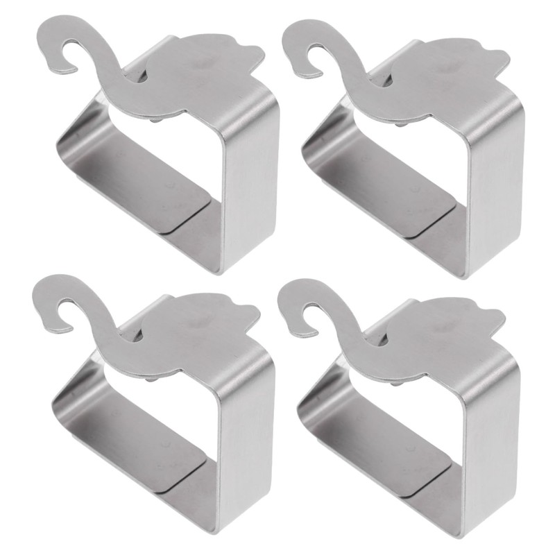Ciieeo 2sets Adjustable Non Skid Tablecloth Clips Slip Table Cover