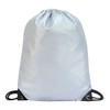 SHUGON GYMSAC RUCKSACK DRAWSTRING BAG - 15 COLOURS (Silver)