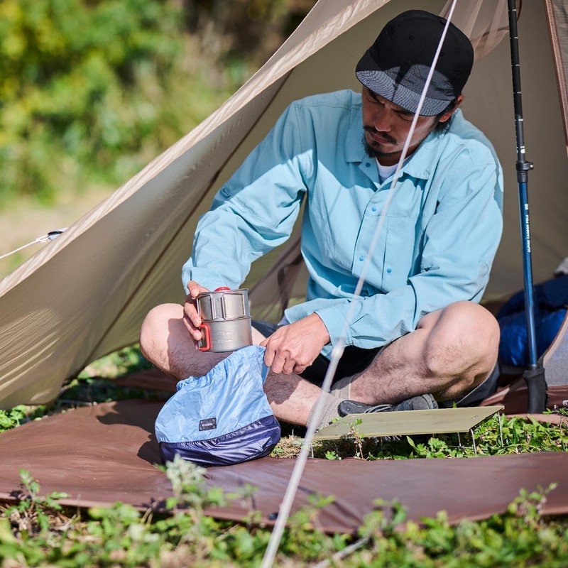 asobito aba-003SB Stuff Sack, Saxophone Blue