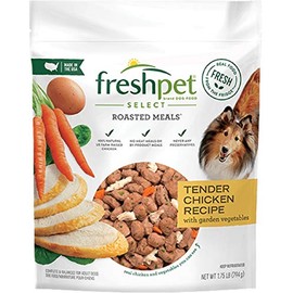Freshpet Select Roasted Meals Tender Chicken With Crisp Carrots & Leafy Spinach Dog Food Recipe, 5.5 Lb (Pack of 4)
