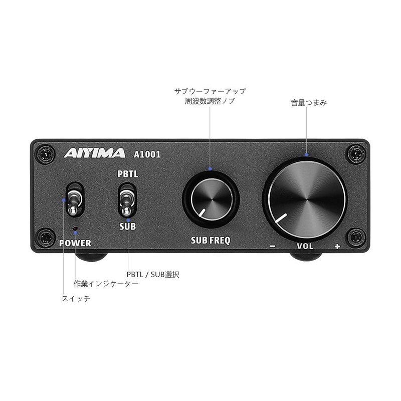 TPA3116D2 100W Subwoofer Amplifier Class D HiFi Mono Digital High