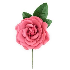 Medium Flemish Flowers, Typical Flower, Flamenco Dance Flower, April Fairs and Romeria Flamingo Flowers for Flamingo Dress, Flamingo Flower Pink Cherry Diameter 13 cm