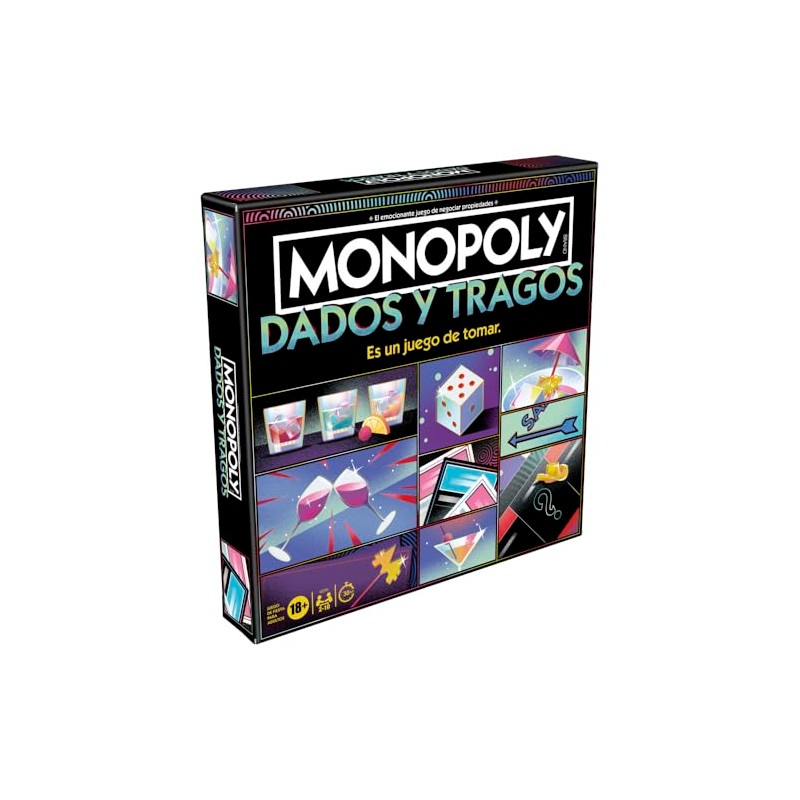 Monopoly Juego de Mesa Tragos y Dados