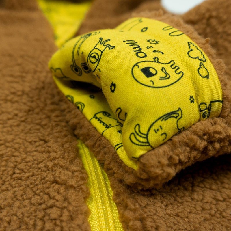 Owli Wearable Blanket Winter Suit, Pecan